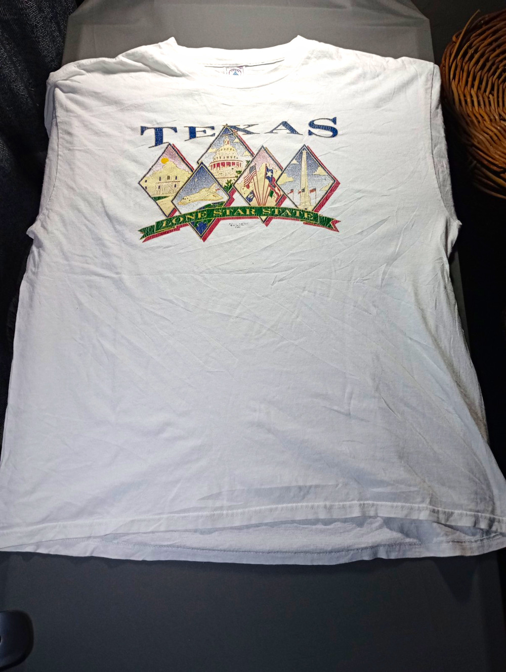 Texas Distressed T Shirt Men's Size XL